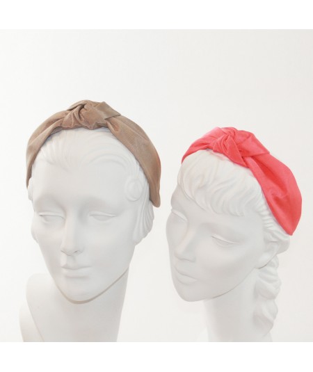Pecan Coral Bengaline Blair Center Turban Headband