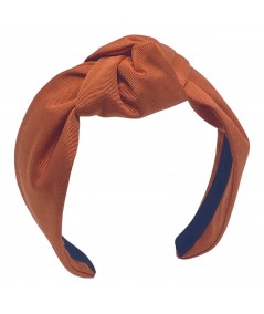 Orange Bengaline Blair Center Turban Headband
