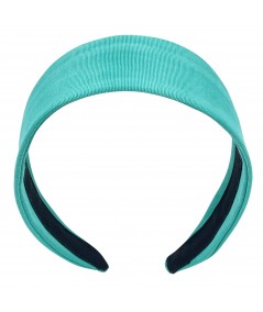 Aqua Grosgrain Classic Wide Headband