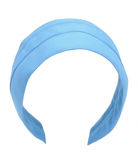 Baby Blue Grosgrain Extra Wide Headband