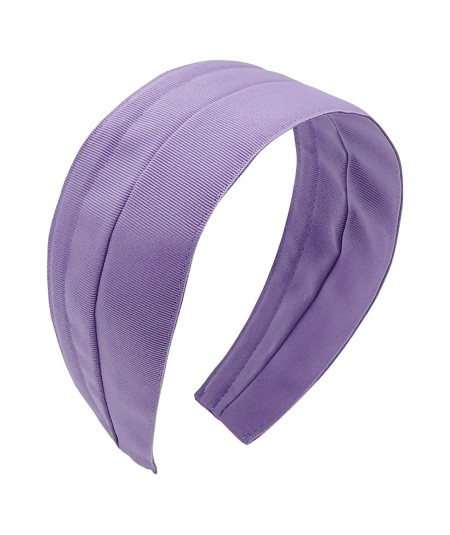Lavender Grosgrain Extra Wide Headband