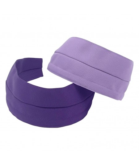 Purple - Lavender Grosgrain Extra Wide Headband