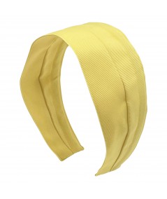Yellow Grosgrain Extra Wide Headband