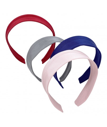 Red - Steel Grey - Corsair Blue - Pale Pink Medium Wide Headband