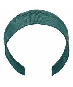 Hunter Grosgrain Texture Medium Wide Headband