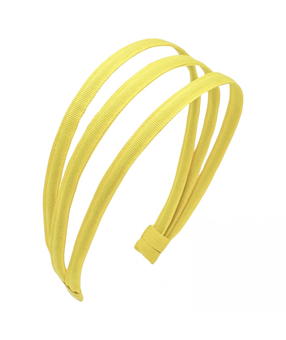Yellow Triple Skinny Headband