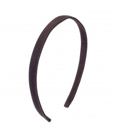 Brown Grosgrain Basic Headband
