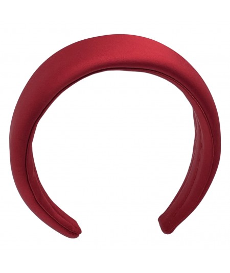 Red Satin Padded Headband