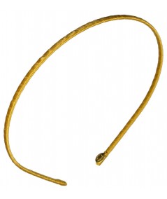 Yellow Gold Basic super skinny satin headband