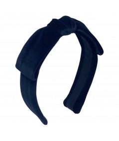 Black Velvet Bow Headband
