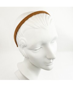 Marigold Suede Skinny Headband
