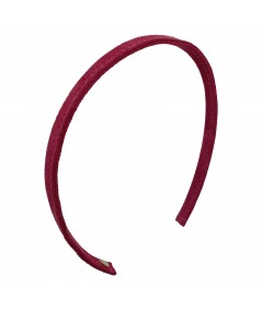 Fuchsia Suede Skinny Headband