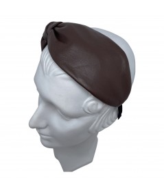 Chestnut Leather Audrey Headband