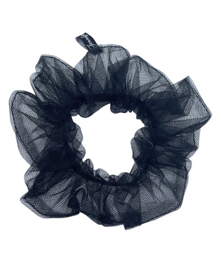 Black Tulle Scrunchie