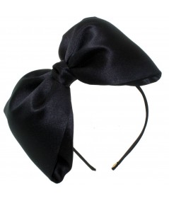 Verity Bow Headpiece - Black
