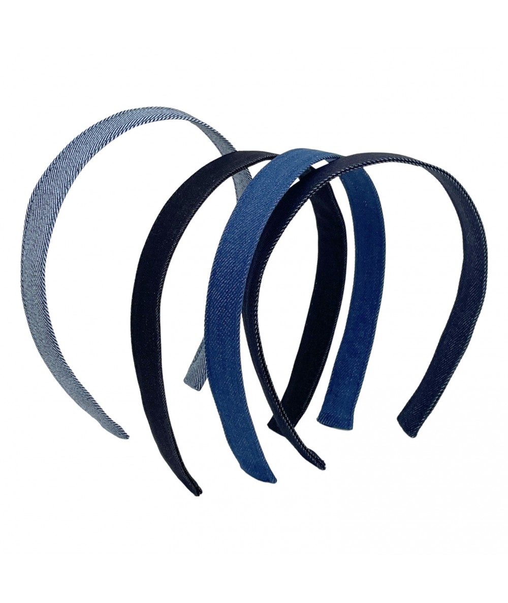 Reverse Indigo - Black - Medium Blue - Indigo Denim Medium Headband