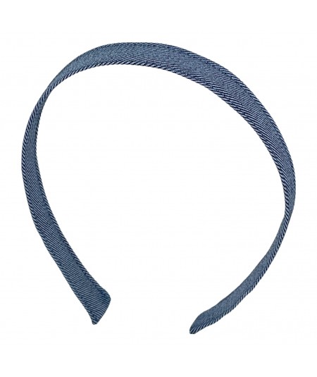 Reverse Indigo Denim Medium Headband