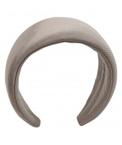Pecan Grosgrain Jumbo Padded Headband