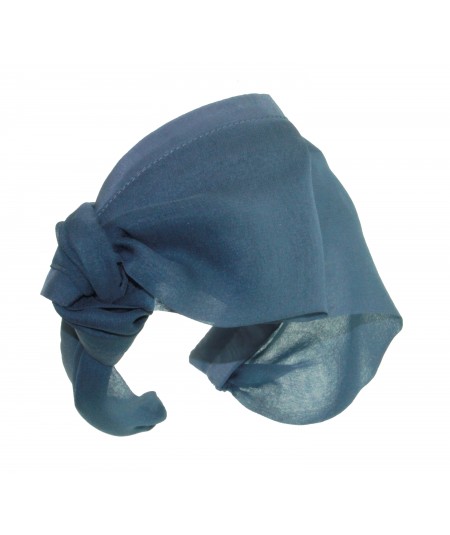 Dior Blue Serenade Draped Chiffon Headband