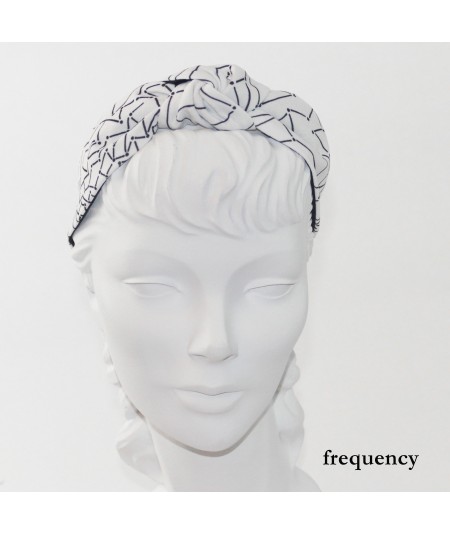 Frequency Printed Blair Turban Headband
