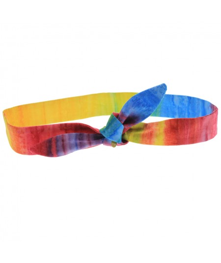 Tie Dye Wrap Scarf Headband  - 1