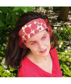 Floral Voilette/Changeable Veil Headband