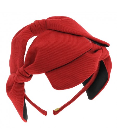 Red 1950s style Bow Headpiece