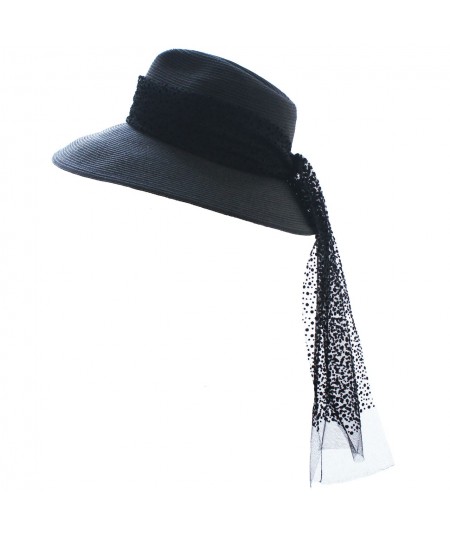 ht507-colored-stitch-straw-hat-with-dotted-veiling-band