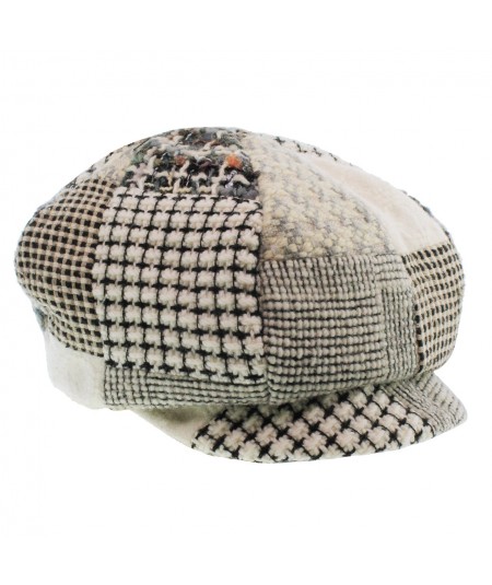 ht519-tweed--boucle-patchwork-cap