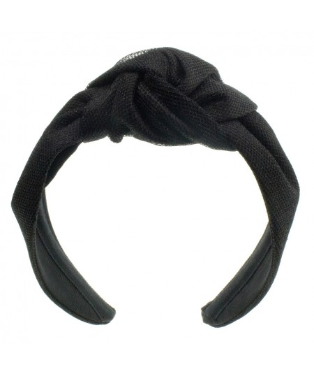 metallic-tulle-turban-headband
