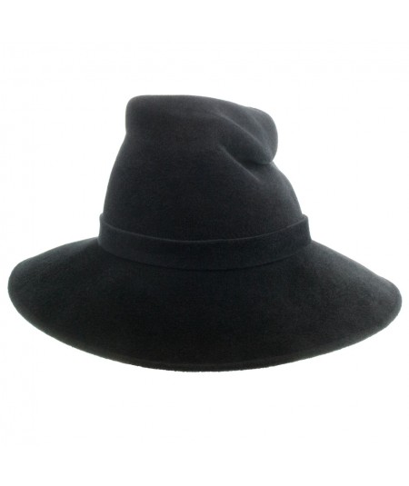 Felt Hat with Pinched Crown
