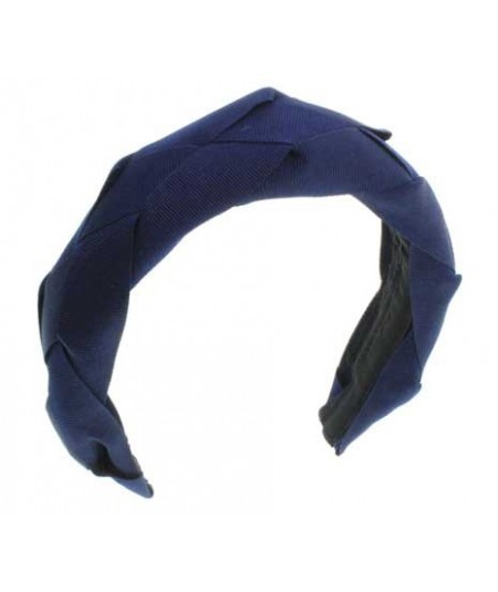 Navy Braid Headband by Jennifer Ouellette