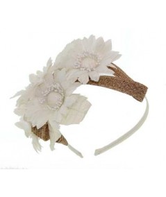 Summer Floral with Toyo Straw Headpiece