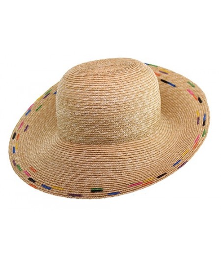 Milan Straw Hand Painted Summer Hat
