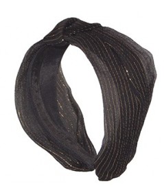 Silk Chiffon Print Center Turban Headband