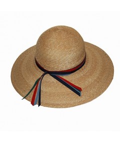 Navy Combo Summer Big Brim Hat by Jennifer Ouellette