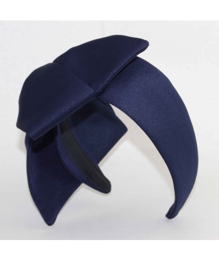 Dark Navy headband bow