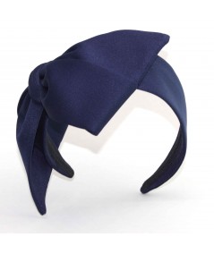 Dark Navy headband bow