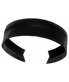 Black Patent Leather Headband