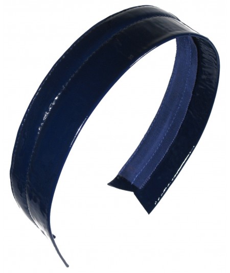 Cobalt Blue Patent Leather Headband