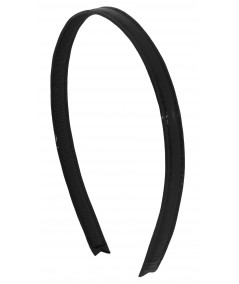 Patent Leather Headband - Black