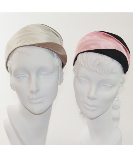 Ivory/Pecan.  Pink/Black Matisse Headband