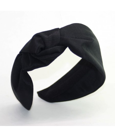 Black Side Turban Headband