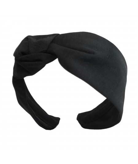 Black Side Turban Headband
