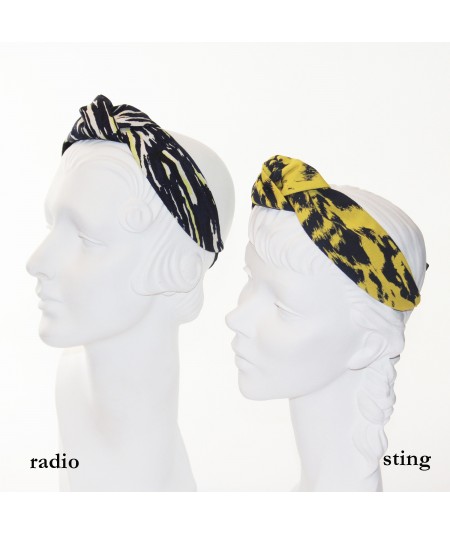 Radio - Sting Printed Blair Turban Headband
