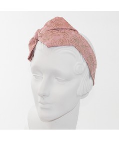 Rose Print Carolina Bow Headband