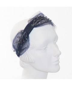 Tulle and Cosmic Spray Side Turban Headband