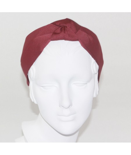 Wine Classic Extra Wide Grosgrain Turban Headband