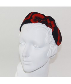Flower Print Side Turban Headband