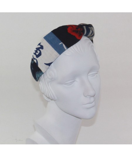 Print Patch Side Turban Headband